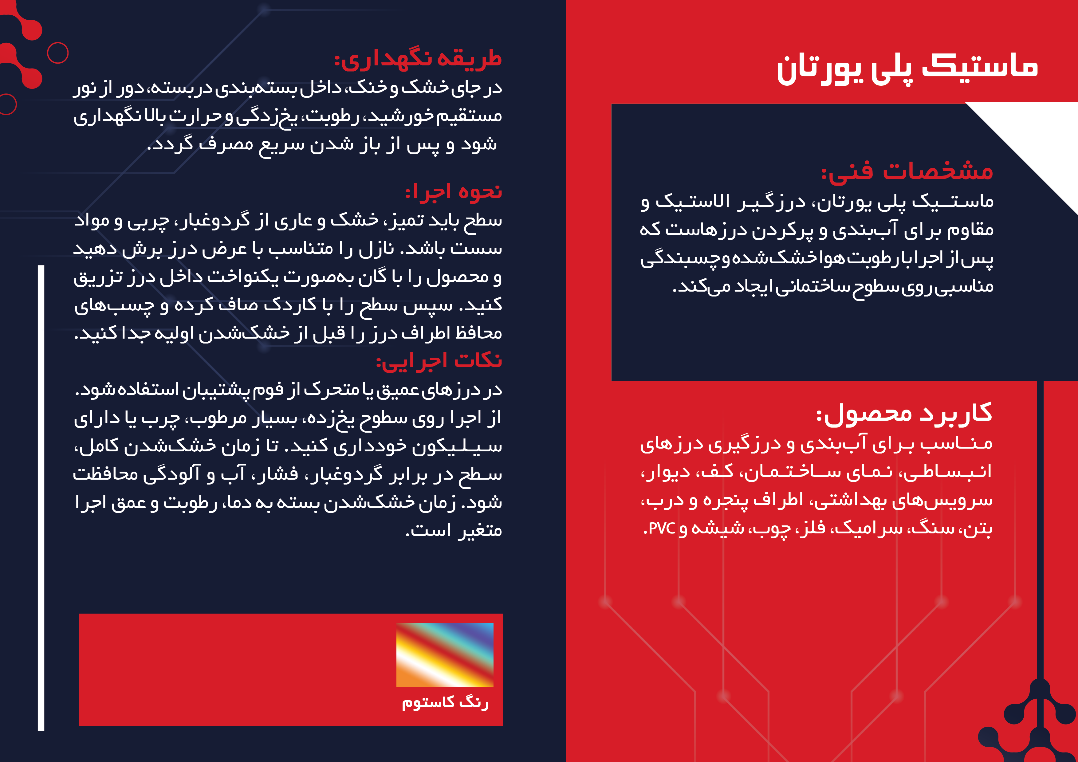 ماستیک پلی یورتان